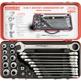 KENNEDY 10-19mm racsnis kombinált készlet (23 db-os)