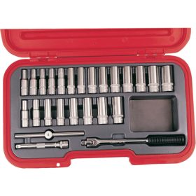   KENNEDY SD25MA hosszú dugókulcs készlet 3/8", 25 részes