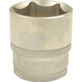   KENNEDY 32 mm hatszögű dugókulcs 1/2" -os meghajtóval