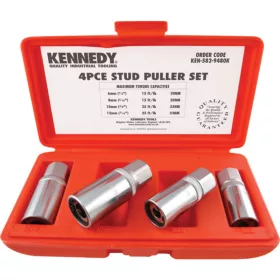 KENNEDY Tőcsavar kihajtó készlet 6-12 mm, 4 részes