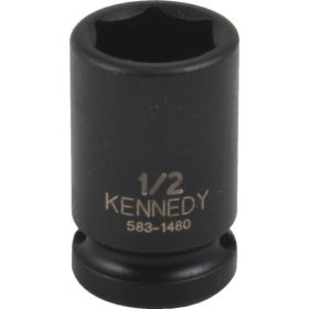   KENNEDY 1/2" A/F erősített dugókulcs 3/8" -os meghajtóval
