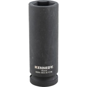 Kennedy. 18MM HOSSZÚ ERŐSÍTETT DUGÓKULCS 1/2" MEGHAJTÓVAL