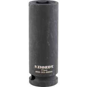 Kennedy. 19MM HOSSZÚ ERŐSÍTETT DUGÓKULCS 1/2" MEGHAJTÓVAL