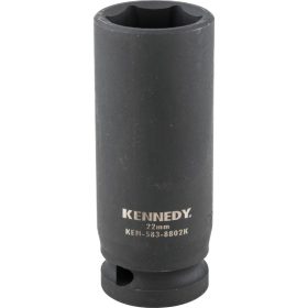 Kennedy. 22MM HOSSZÚ ERŐSÍTETT DUGÓKULCS 1/2" MEGHAJTÓVAL