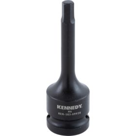 Kennedy. 6MM HATSZÖGŰ FELTŰZHETŐ ERŐSÍTETT CSAVARBEHAJTÓ 1/2" MEGHAJTÓVAL.