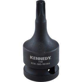 Kennedy. T40 TORX FELTŰZHETŐ ERŐSÍTETT CSAVARBEHAJTÓ 1/2" MEGHAJTÓVAL.