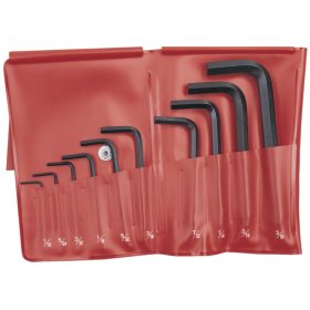   KENNEDY 1/16" - 3/8" hatszögkulcs készlet műanyag tasakban, 10 részes