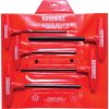 KENNEDY Metrikus T-nyelű hatszögkulcs készlet, 5 részes