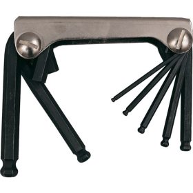   KENNEDY Colos gömbvégű hatszögkulcs készlet, zsebkés típusú, 7 darabos