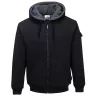 KS32BKRM Portwest Pewter kabát, fekete