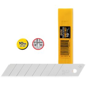   OLFA LB-10 tördelhető penge, ezüst színű, 18 mm, 10 db/csomag