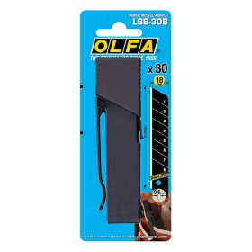   OLFA LBB-30B - 18 mm-es keskenyebb élszögű edzett tördelhető penge