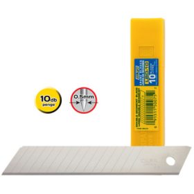   OLFA LBD-10 tördelhető penge, ezüst színű, 18 mm, 10 db/csomag