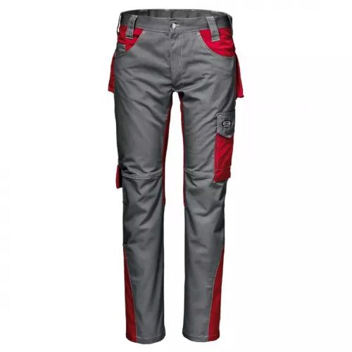 Sir Safety Fusion Massaua munkavédelmi nadrág, szürke/piros