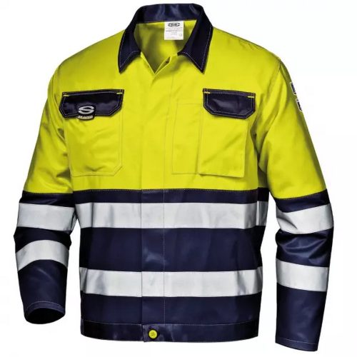 Sir Safety MISTRAL jól láthatósági dzseki, sárga/kék