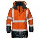 Sir Safety MOTORWAY split jól láthatósági 4in1 kabát, narancs/kék