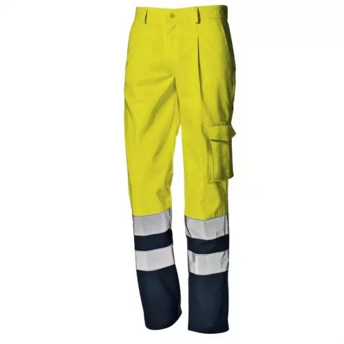 Sir Safety SUPERTECH munkavédelmi nadrág, sárga/kék