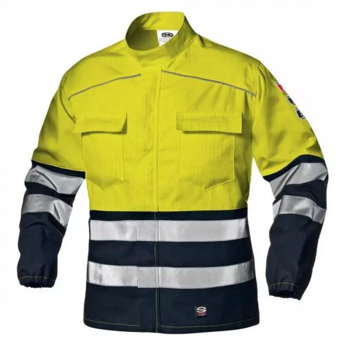 Sir Safety SUPERTECH kabát, sárga/kék