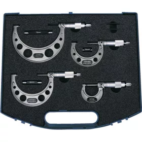 OXFORD 0-100mm 4 db-os külső mikrométer készlet