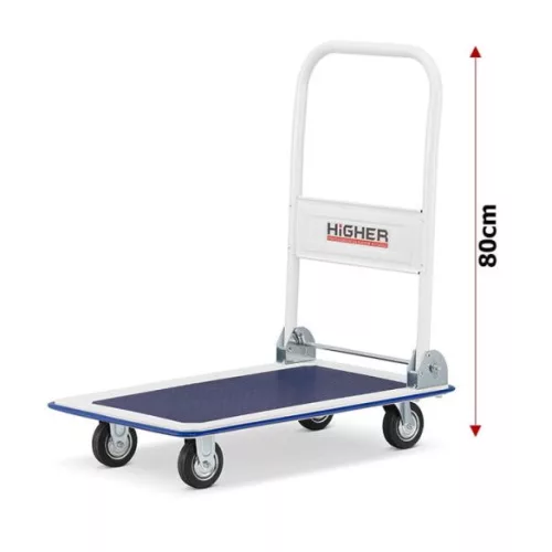 Áruszállító kocsi, kézikocsi 150 kg teherbírás, összecsukható
