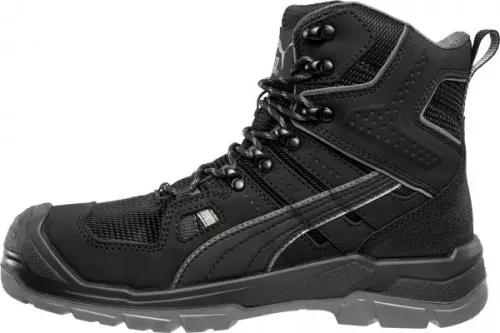 Puma Yosemite Blk ST Mid O2 CI HI HRO SRC védelem nélküli munkabakancs*