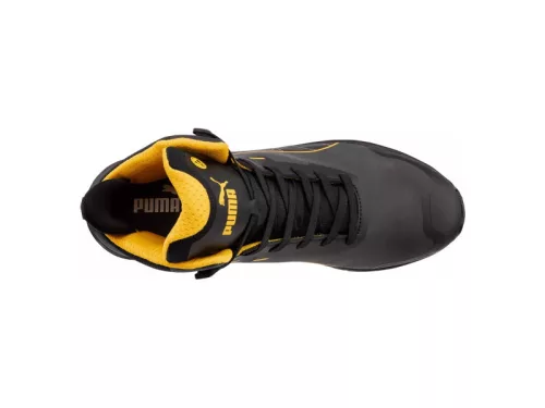 Puma XPLORE Anthr/Yellow Mid S3S ESD FO HRO SR munkavédelmi bakancs