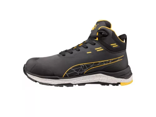 Puma XPLORE Anthr/Yellow Mid S3S ESD FO HRO SR munkavédelmi bakancs