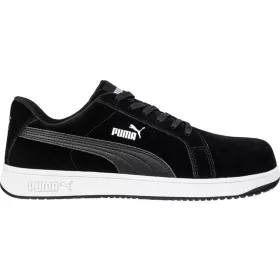   Puma Iconic Suede Black Low S1PL ESD FO HRO SR munkavédelmi cipő
