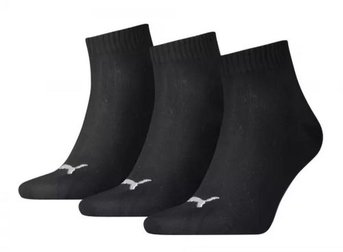 Puma unisex zokni - 3pár/csomag, fekete