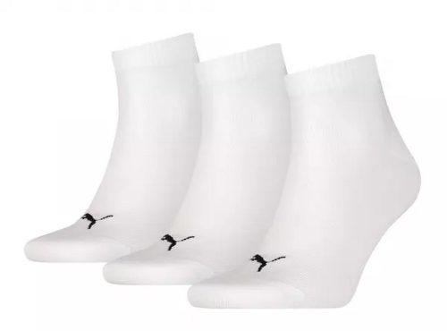Puma unisex zokni - 3pár/csomag, fehér