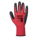 Portwest A174 - Flex Grip Latex Glove kesztyű, piros/fekete