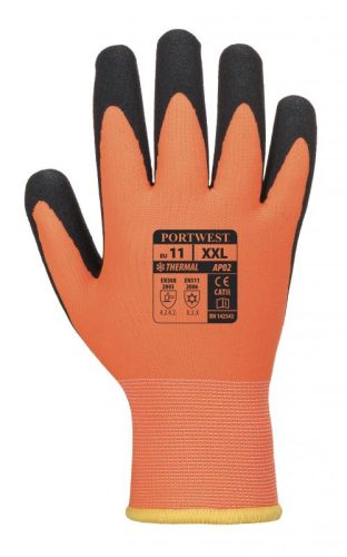 Portwest AP02 - Thermo Pro Ultra védőkesztyű, narancs/fekete