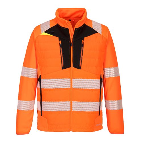 Portwest DX4 Hi-Vis Hybrid Baffle kabát narancs/fekete