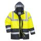 Portwest S466 - Kontraszt Traffic kabát, sárga/tengerészkék