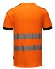 Portwest T181 -  Jól láthatósági Vision póló, narancs/fekete