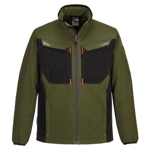 Portwest T750 - WX3 Softshell kabát, olivazöld