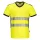PW310YBRL Portwest PW3 Hi-Vis V-nyakú póló, fekete/sárga