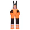 PW351OBR4XL Portwest PW3 Hi-Vis téli nadrág, fekete/narancs