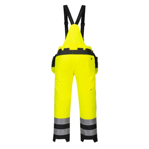 PW351YBR4XL Portwest PW3 Hi-Vis téli nadrág, fekete/sárga