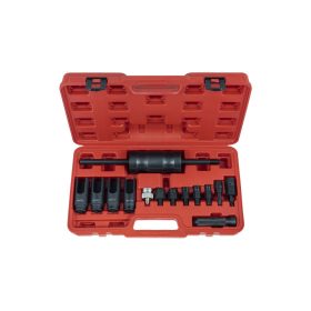   Quatros injektor-porlasztó kihúzó készlet csúszókalapáccsal 14 részes