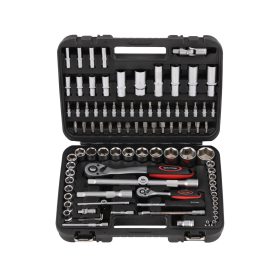   Quatros dugókulcs készlet 1/4", 1/2", 94 részes, QS50094