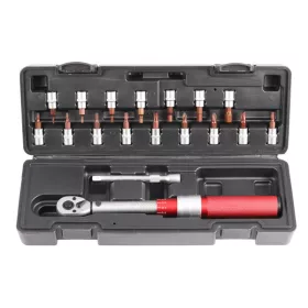   Quatros Nyomatékkulcs 1/4" készlet 3-20Nm - 18 részes, QS59003