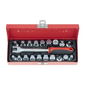   Quatros olajleeresztő csavar kulcs készlet 3/8” 20 részes