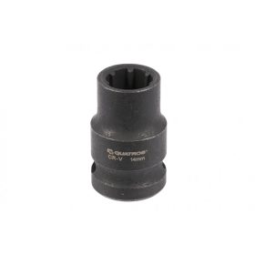   Quatros Féknyereg dugókulcs 1/2" 14mm 7 szögű, QS70014