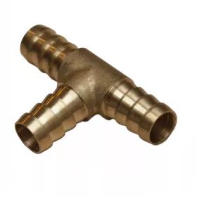 Tömlő elosztó hármas 10 mm réz