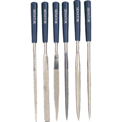 SENATOR 160 mm gyémánt tűreszelő készlet, szemcse: 150-es, 6 részes