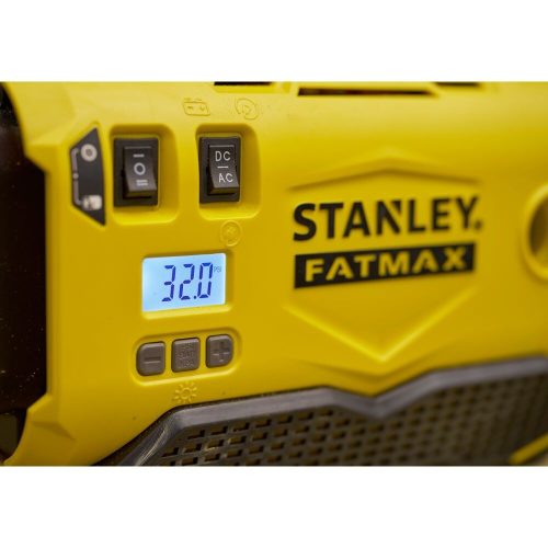 Stanley SFMCE520B Fatmax 18 volt-os V20 akkumulátoros 11 bar nyomású hármas forrású kompresszor