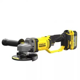   Stanley SFMCG400M2K Fatmax 18 volt-os V20 akkumulátoros sarokcsiszoló, 125 mm