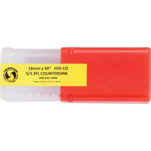 Sherwood 16MMX90°-OS KÚPSÜLLYESZTŐ HSS-CO HENGERES SZÁRÚ, 3 ÉLŰ