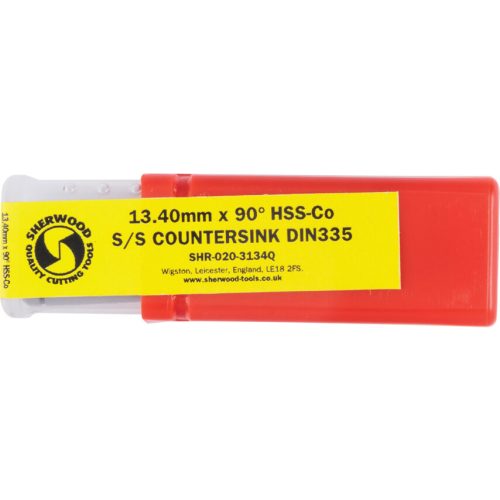 Sherwood. 13.40MM HSSE 90°-OS KÚPSÜLLYESZTŐ DIN335